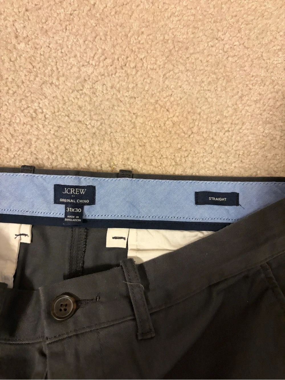 J. Crew Men's Gray Chinos